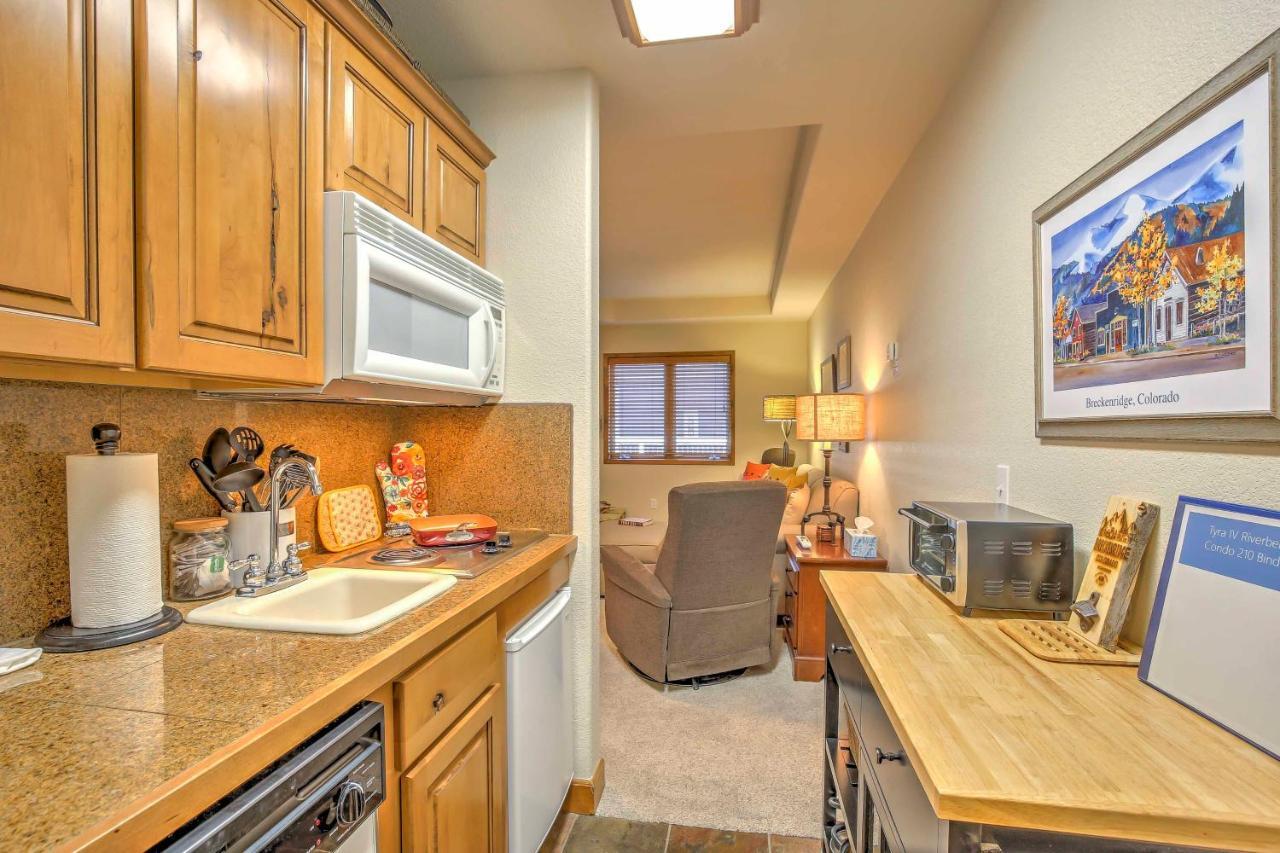Breck Studio With Hot Tub Access, Walk To Main St! Breckenridge Bagian luar foto