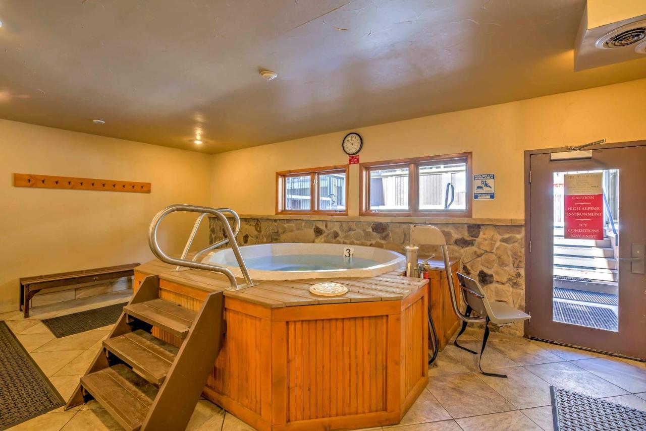 Breck Studio With Hot Tub Access, Walk To Main St! Breckenridge Bagian luar foto